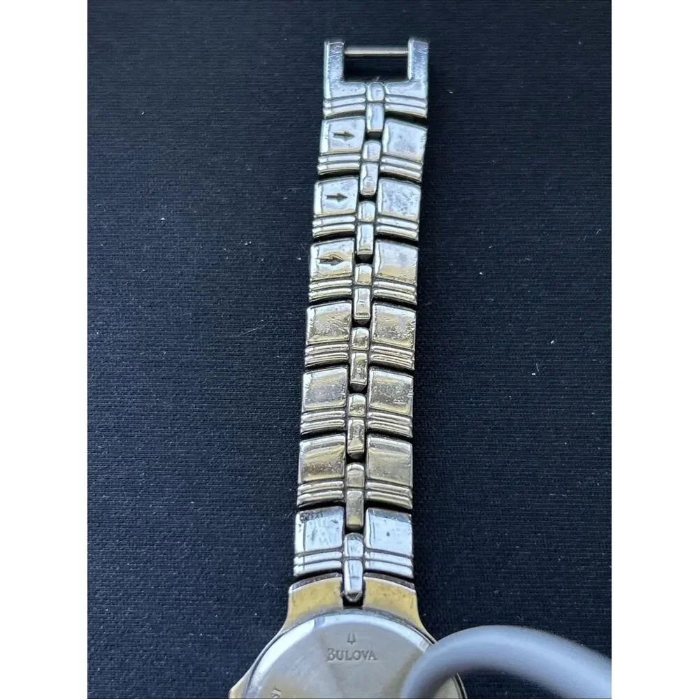 Bulova Two Tone MOP Dial Women’s Quartz Watch C876738